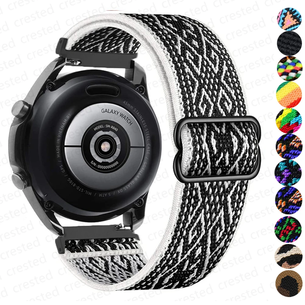 Ремешок нейлоновый для Samsung watch 3/Galaxy Active 2/Gear S3/amazfit, регулируемый эластичный браслет для наручных часов Huawei GT/2/2E/Pro
Ремешок нейлоновый для Samsung watch 3/Galaxy Active 2/Gear S3/amazfit, регулируемый эластичный браслет для наручных часов Huawei GT/2/2E/Pro