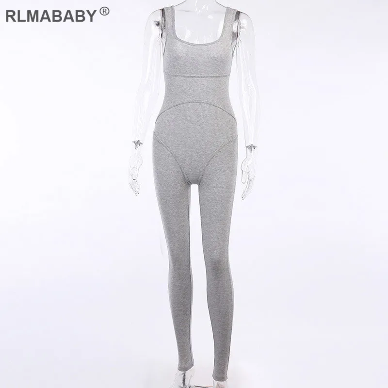 RLMABABY Ribbed Sleeveless Backless Summer Women Playsuit Jumpsuit Solid Skinny Sexy Rompers Overalls Casual Sport Wear Jumpsuit
RLMABABY Ribbed Sleeveless Backless Summer Women Playsuit Jumpsuit Solid Skinny Sexy Rompers Overalls Casual Sport Wear Jumpsuit