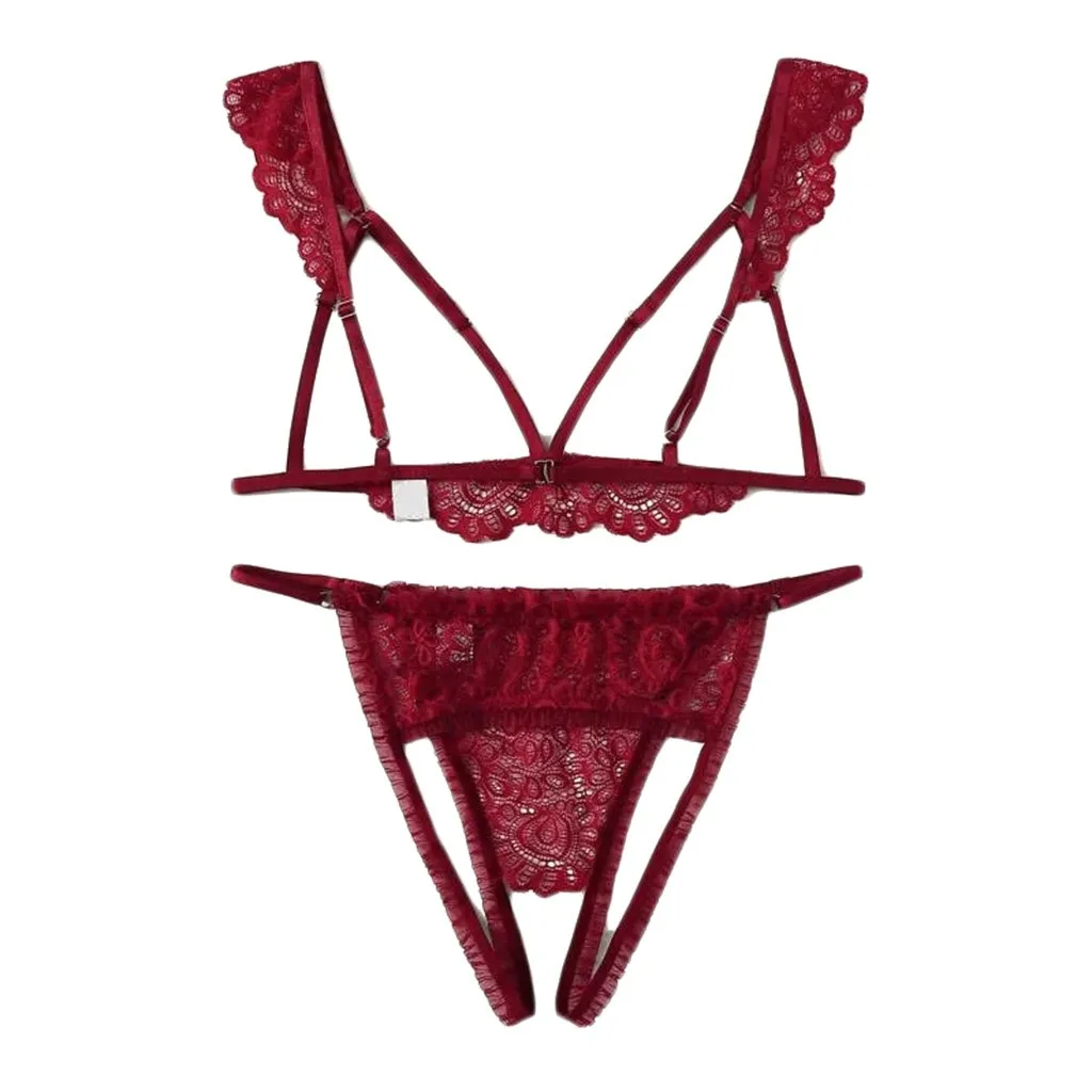 Fashion Women Plus Size V-neck Hollow Bra +thong Lingerie Set Underwear S-2xl Nightwear Vintage Sleepwear Pyjamas
Fashion Women Plus Size V-neck Hollow Bra +thong Lingerie Set Underwear S-2xl Nightwear Vintage Sleepwear Pyjamas