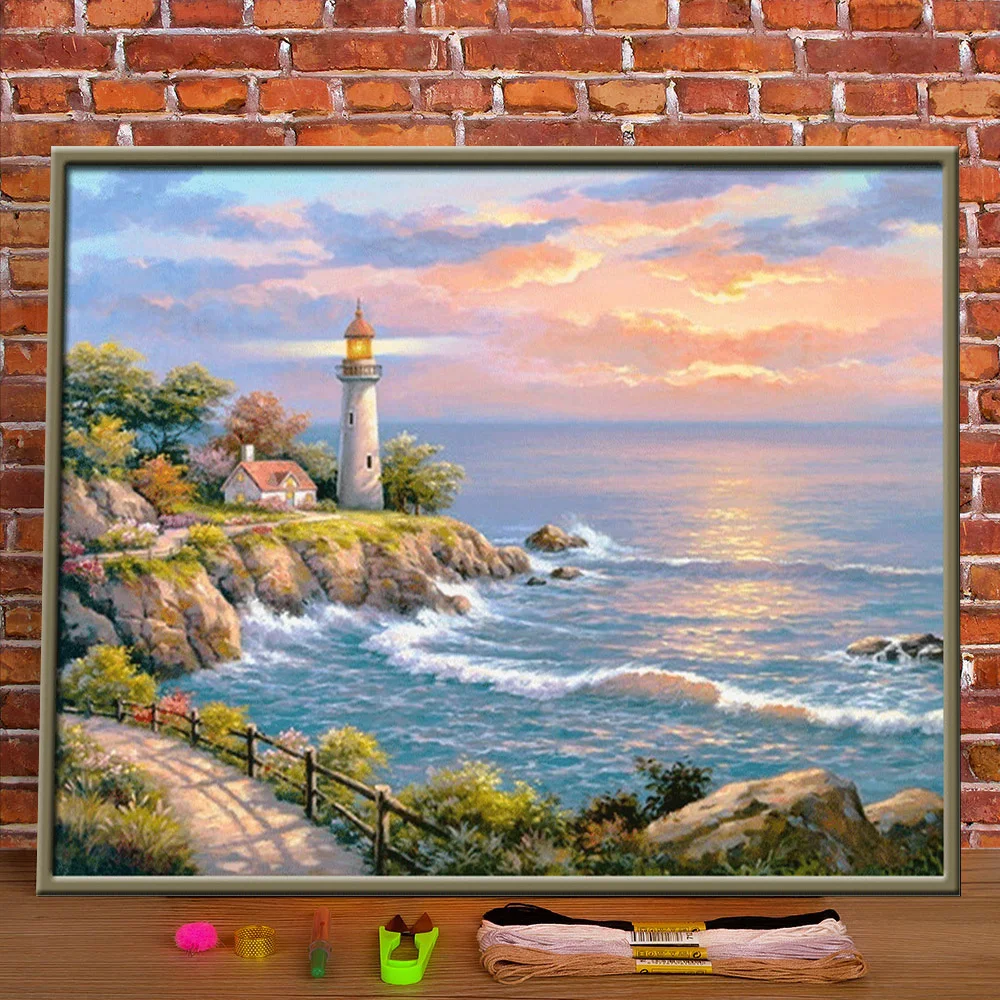 Tree Landscape Printed Fabric 11CT Cross Stitch DIY Embroidery Complete Kit DMC Threads Handiwork Needlework Stamped
Tree Landscape Printed Fabric 11CT Cross Stitch DIY Embroidery Complete Kit DMC Threads Handiwork Needlework Stamped