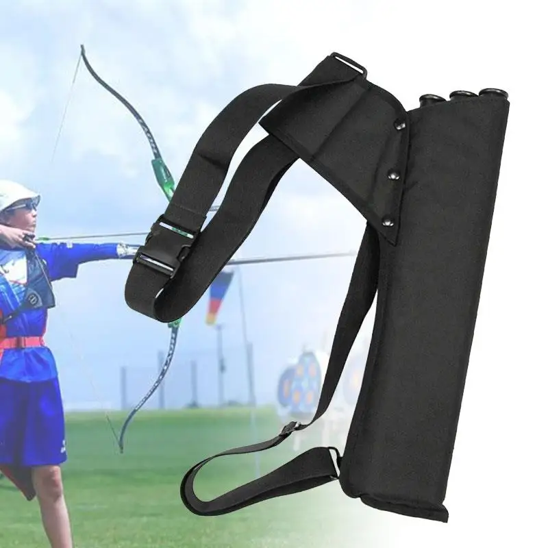 Arrows Holder Bag Arrow Box Black 3 Tube Adjustable Bowstring Archery Field Shooting Arrow Sac Bow Quiver Portable 2018
Arrows Holder Bag Arrow Box Black 3 Tube Adjustable Bowstring Archery Field Shooting Arrow Sac Bow Quiver Portable 2018