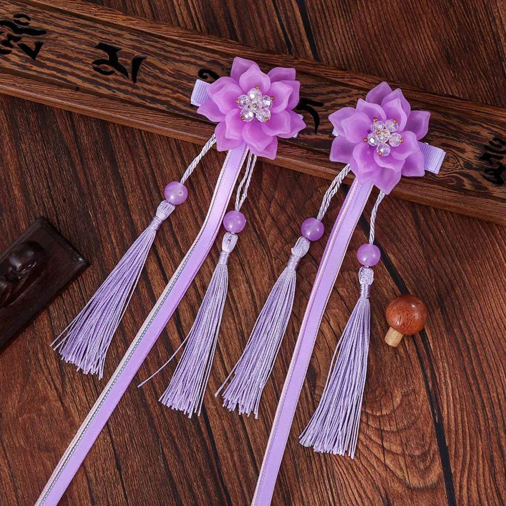 2 pcs Chinese Style Headdress Fairy Hanfu Super Fairy Children Antique Style Retro Tassel Ribbon Hairpin Hair Accessories
2 pcs Chinese Style Headdress Fairy Hanfu Super Fairy Children Antique Style Retro Tassel Ribbon Hairpin Hair Accessories