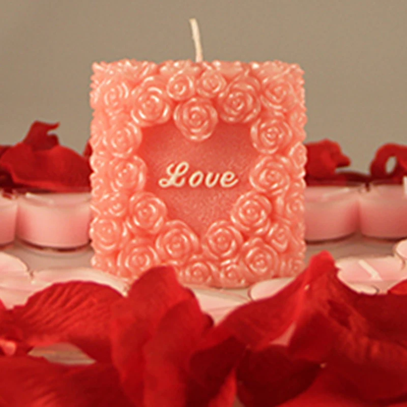 3D DIY Rose Heart Silicone Candle Mold For Baking Cake Chocolate Fondant Soap Pastry Pudding Valentine Love Gift Mould
3D DIY Rose Heart Silicone Candle Mold For Baking Cake Chocolate Fondant Soap Pastry Pudding Valentine Love Gift Mould