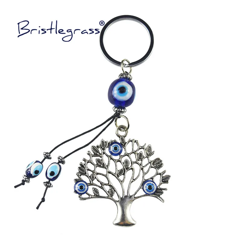 BRISTLEGRASS Turkish Blue Evil Eye Wishing Tree Key Chains Ring Holder Keychain Amulet Lucky Charm Pendant Blessing Protect Gift
BRISTLEGRASS Turkish Blue Evil Eye Wishing Tree Key Chains Ring Holder Keychain Amulet Lucky Charm Pendant Blessing Protect Gift