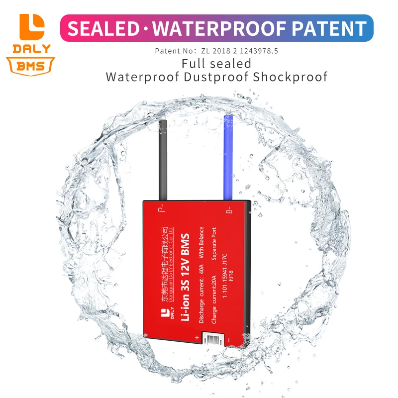 Daly LiFePO4 18650 BMS 4S 12V 14 6 V 80A 120A 150A 200A Waterproof для литиевых батарей по заводской цене |
