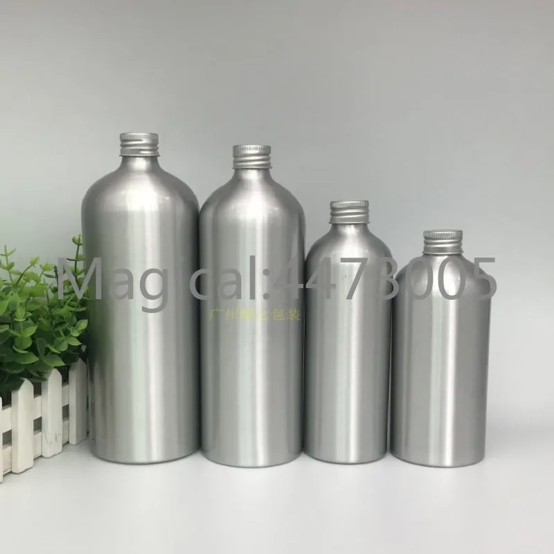 50/100pcs 10/30/50ml small Aluminum silver empty bottle Screw cap cosmetic jar Sample Perfume essential oil Refillable bottles | Красота и