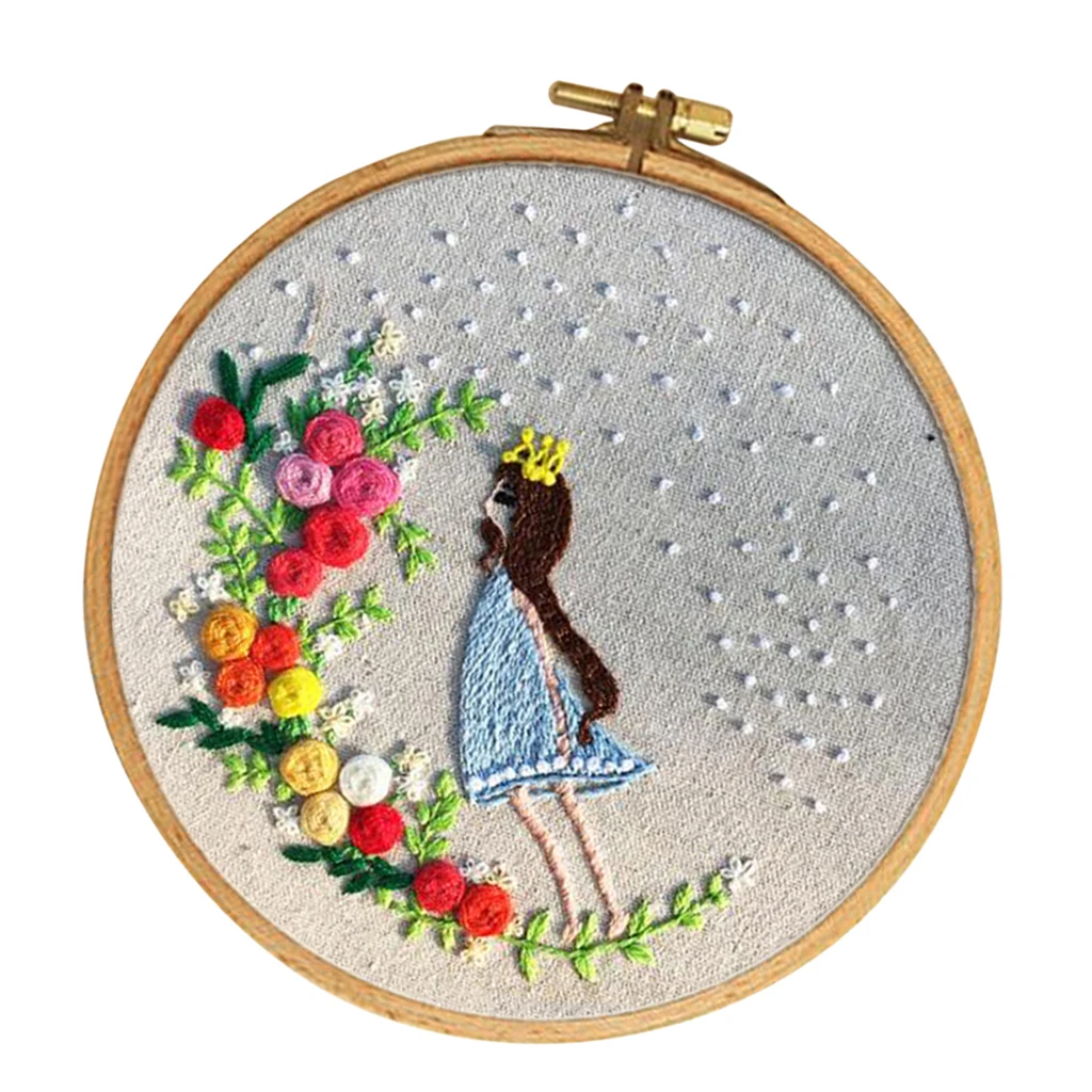 DIY Embroidery Starter Kit Printed Princess Hand Needlework Pattern Fabric Hand Embroidery Starters Kits Needlecrafts
DIY Embroidery Starter Kit Printed Princess Hand Needlework Pattern Fabric Hand Embroidery Starters Kits Needlecrafts