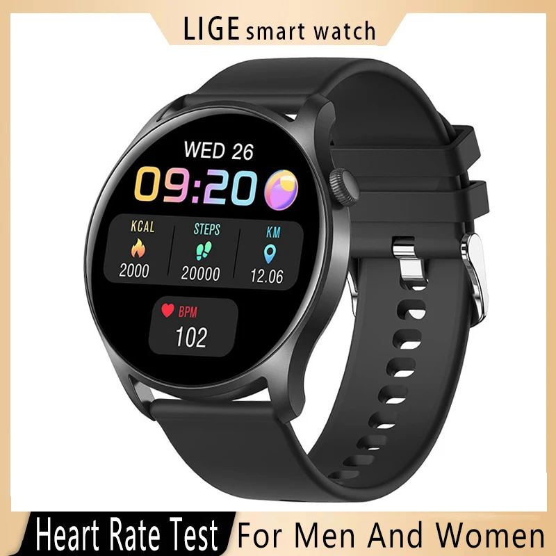 LIGE New Women Smart Watch Sports Men Smartwatch Women Has Heart Rate Monitor Blood Pressure Ladies Watch for Android IOS
LIGE New Women Smart Watch Sports Men Smartwatch Women Has Heart Rate Monitor Blood Pressure Ladies Watch for Android IOS