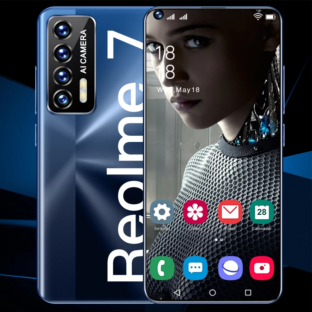 Reolme7 Global Version Smartphones 7.3Inch Phone Dual SIM 16GB 512GB Andriod11 6800mAh Deca Core Qualcomm 888 Mobile Phones
Reolme7 Global Version Smartphones 7.3Inch Phone Dual SIM 16GB 512GB Andriod11 6800mAh Deca Core Qualcomm 888 Mobile Phones