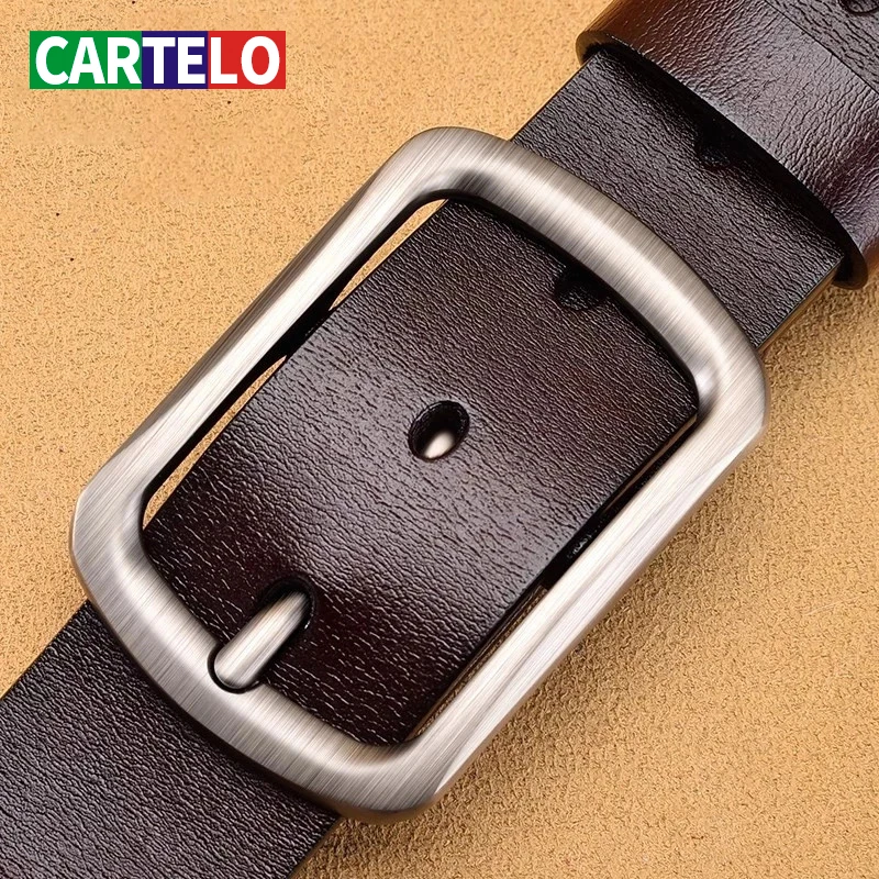 CARTELO Black Buckle men Jeans Belt Genuine Leather For Men waist belt Cowskin Casual Belts Business Belt Cowboy belts
CARTELO Black Buckle men Jeans Belt Genuine Leather For Men waist belt Cowskin Casual Belts Business Belt Cowboy belts