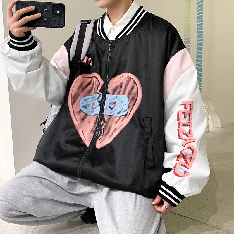 Hongxing Erke men's autumn color matching jacket 2021 new sports coat upper clothes loose autumn baseball suit
Hongxing Erke men's autumn color matching jacket 2021 new sports coat upper clothes loose autumn baseball suit