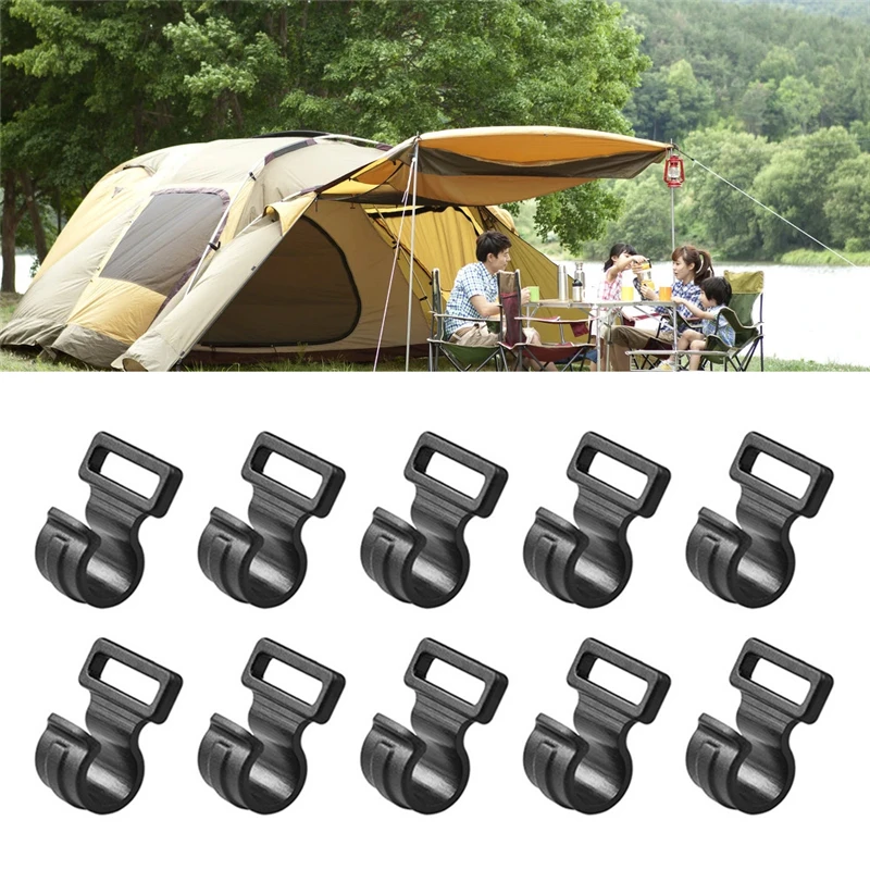 10 Pcs Tent Hook C-Shaped Durable Rod Clamp Tarp Clips Lock Awning Clamp Pole Lighting Hook Camping Accessory Hooks for Hanging
10 Pcs Tent Hook C-Shaped Durable Rod Clamp Tarp Clips Lock Awning Clamp Pole Lighting Hook Camping Accessory Hooks for Hanging