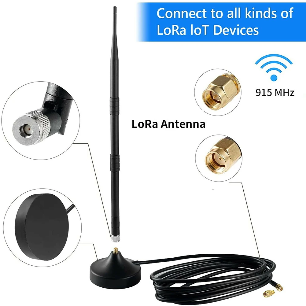 Long-Range Helium Hotspot Miner 8dBi Indoor Antenna & SMA Female To RP-SMA Male Adapter Magnet Base For RAK Nebra Bobcat
Long-Range Helium Hotspot Miner 8dBi Indoor Antenna & SMA Female To RP-SMA Male Adapter Magnet Base For RAK Nebra Bobcat