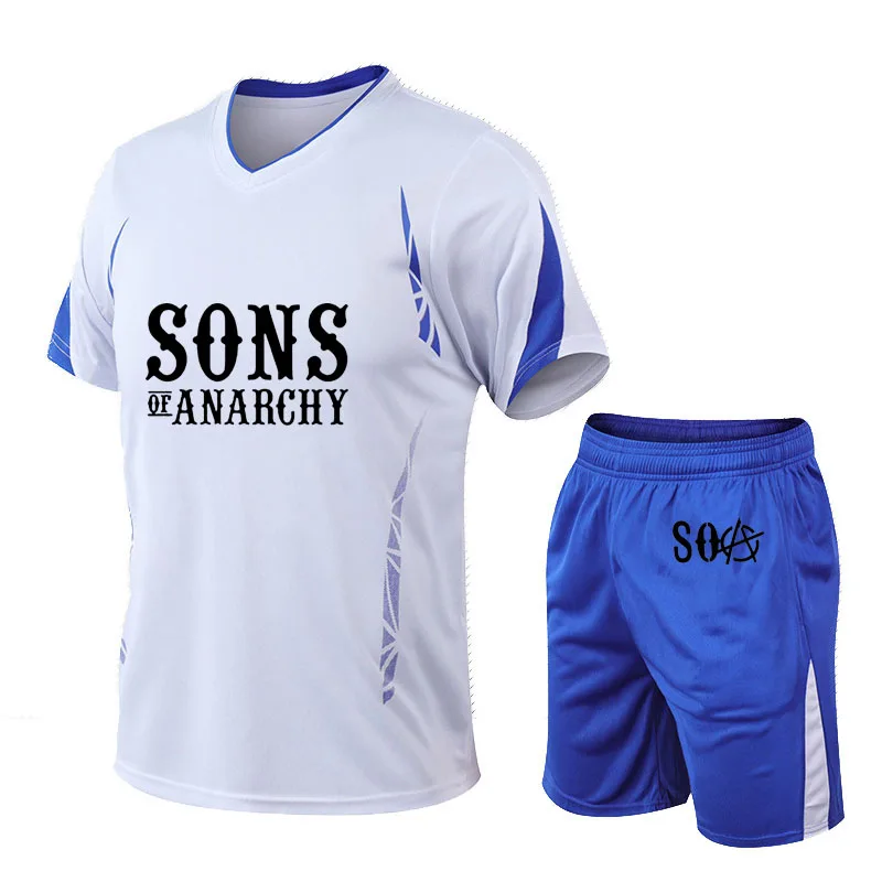 Костюм спортивный мужской летний из 2 предметов с принтом SOA Sons of анархии SONS
Костюм спортивный мужской летний из 2 предметов с принтом SOA Sons of анархии SONS