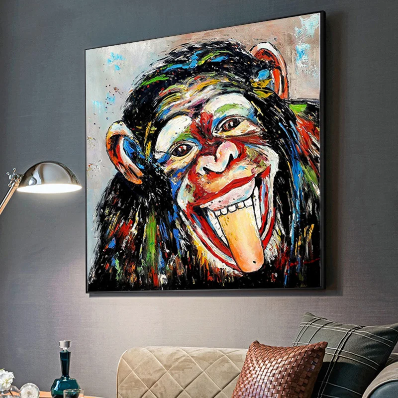 Modern Monkey Canvas Painting Funny Animal Picture Printed Nordic Wall Art Poster and Print for Living Room Home Decoration
Modern Monkey Canvas Painting Funny Animal Picture Printed Nordic Wall Art Poster and Print for Living Room Home Decoration