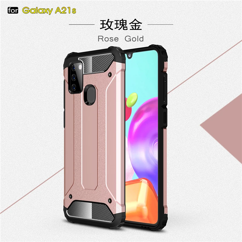 For Samsung Galaxy A21S Case Rubber Armor Shell TPU PC Protective Phone Case For Samsung Galaxy A21S Cover For Samsung A21S Case
For Samsung Galaxy A21S Case Rubber Armor Shell TPU PC Protective Phone Case For Samsung Galaxy A21S Cover For Samsung A21S Case