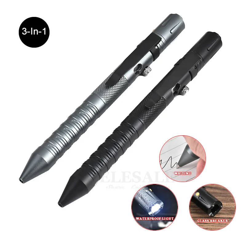 3-In-1 Outdoor EDC Multi-Function Self Defense Tactical Pen With Bolt Switch Emergency Led Light Glass Breaker Birthday Gift
3-In-1 Outdoor EDC Multi-Function Self Defense Tactical Pen With Bolt Switch Emergency Led Light Glass Breaker Birthday Gift