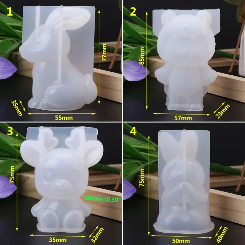 95AB силиконовая форма 3D Животные милый кролик олень рождественские подарки DIY ювелирные изделия подвеска инструменты для нанесения помады н...
95AB силиконовая форма 3D Животные милый кролик олень рождественские подарки DIY ювелирные изделия подвеска инструменты для нанесения помады н...