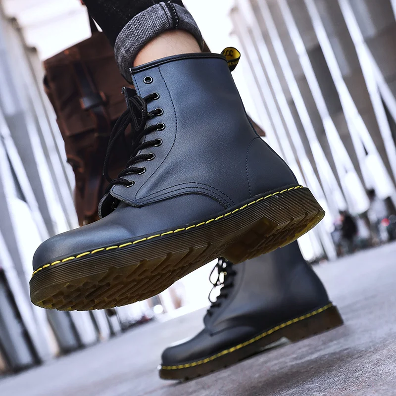 DR boot Men's leather boots winter plus velvet couple Martin boots for men and women British leather high-top 8-hole short boots
DR boot Men's leather boots winter plus velvet couple Martin boots for men and women British leather high-top 8-hole short boots