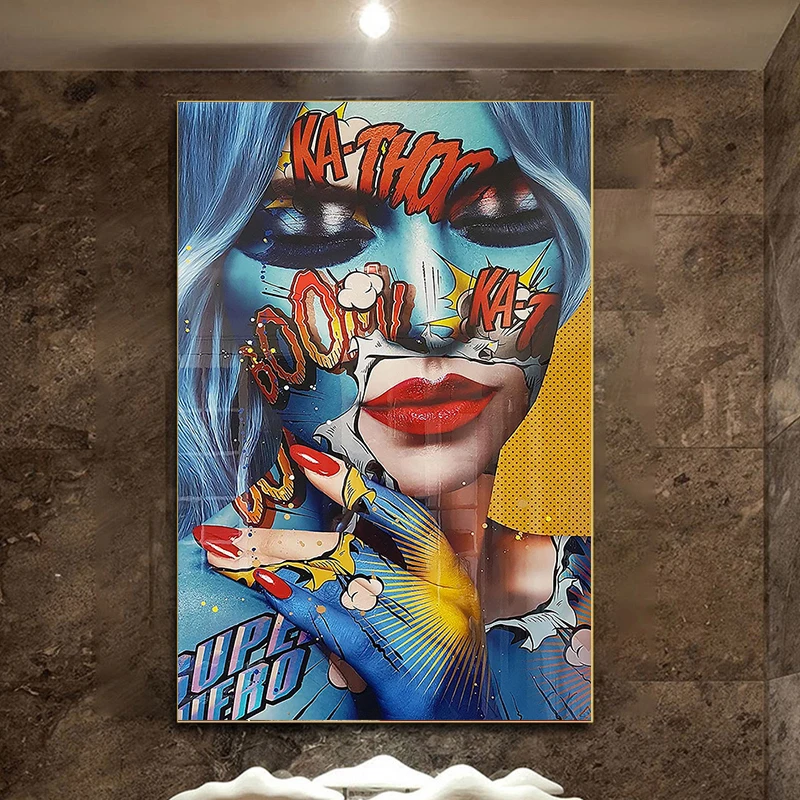 Woman Oil Painting on Canvas Painting Graffiti Colorful Cuadros Posters and Prints Wall Art Picture for Living Room Decor
Woman Oil Painting on Canvas Painting Graffiti Colorful Cuadros Posters and Prints Wall Art Picture for Living Room Decor
