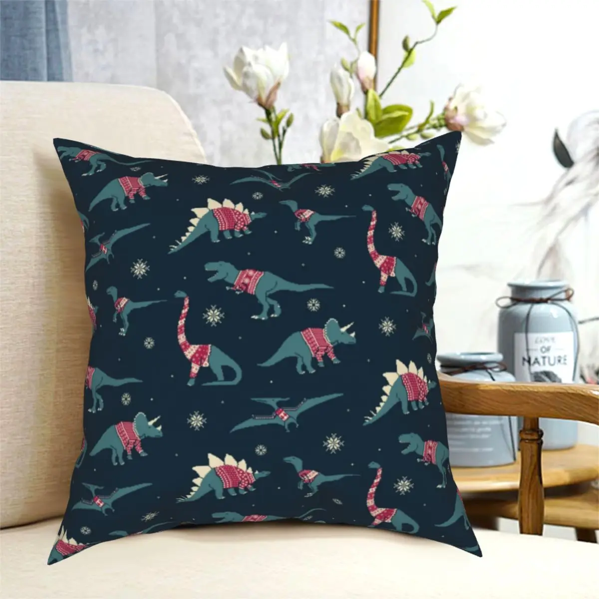 Dinos Sweaters Dinosaur Pillowcase Printing Polyester Cushion Cover Decoration Animal Cartoon Cute Throw Pillow Case Cover Bed
Dinos Sweaters Dinosaur Pillowcase Printing Polyester Cushion Cover Decoration Animal Cartoon Cute Throw Pillow Case Cover Bed