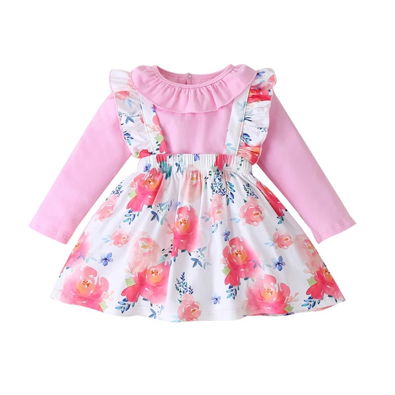 Autumn Kids Floral Print Princess Strap Dresses + Lovely Baby Girls Long Sleeve T-Shirt Ins
Autumn Kids Floral Print Princess Strap Dresses + Lovely Baby Girls Long Sleeve T-Shirt Ins