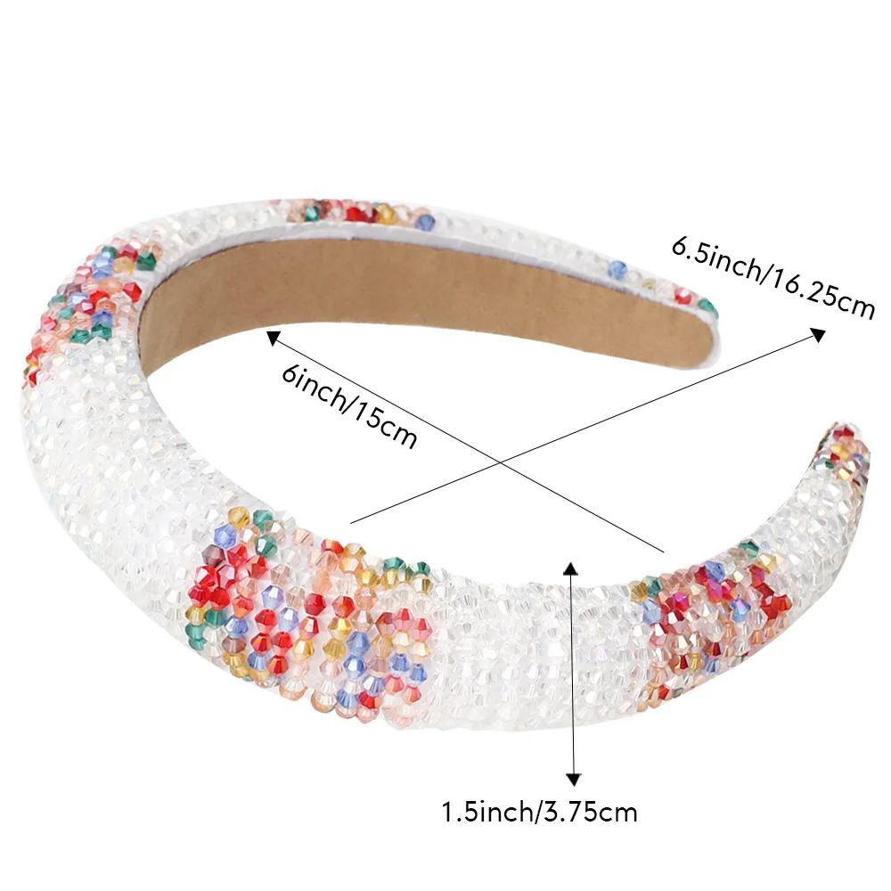 Retro Full Crystal And Diamante Padded Hairbands Rhinestone Women Headbands Wedding Headdress Pageant Hair Accessories
Retro Full Crystal And Diamante Padded Hairbands Rhinestone Women Headbands Wedding Headdress Pageant Hair Accessories