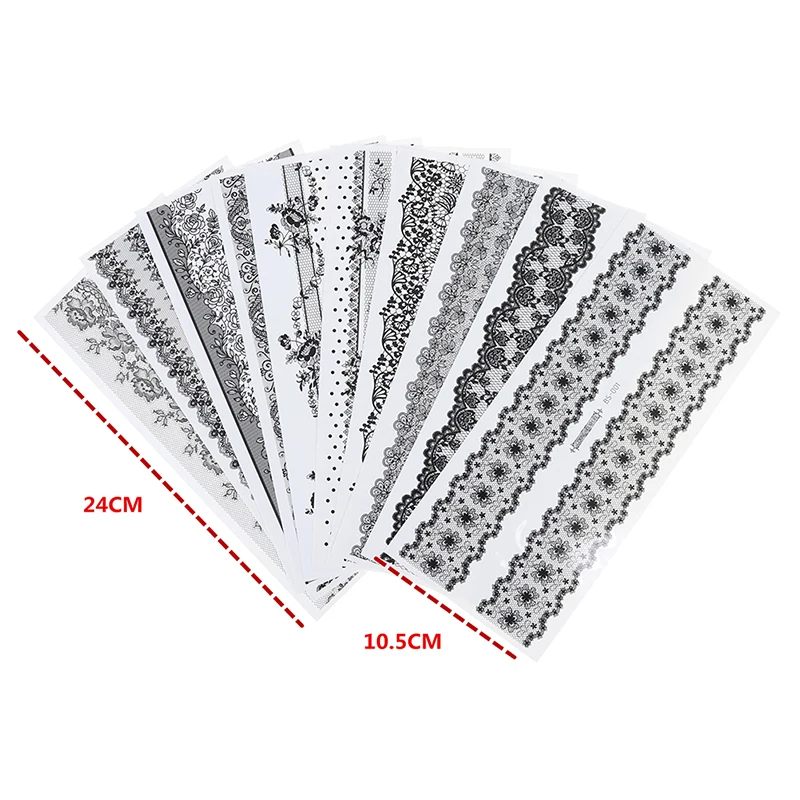 Fashion Lace Tattoo Sticker Waterproof Breathable Tattoo Personality Sexy Black Lace Tattoo Stickers Hand Arm Leg
Fashion Lace Tattoo Sticker Waterproof Breathable Tattoo Personality Sexy Black Lace Tattoo Stickers Hand Arm Leg