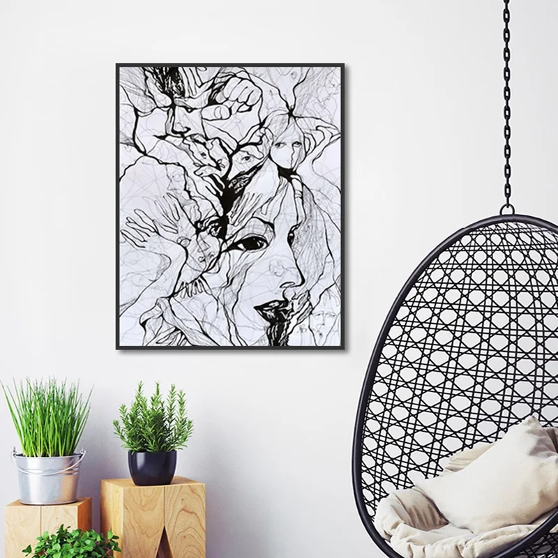 Mordern Abstract Figure Painting Canvas Hanging Pictures for Bedroom Living Room House Decor Aisle Decor Poster
Mordern Abstract Figure Painting Canvas Hanging Pictures for Bedroom Living Room House Decor Aisle Decor Poster