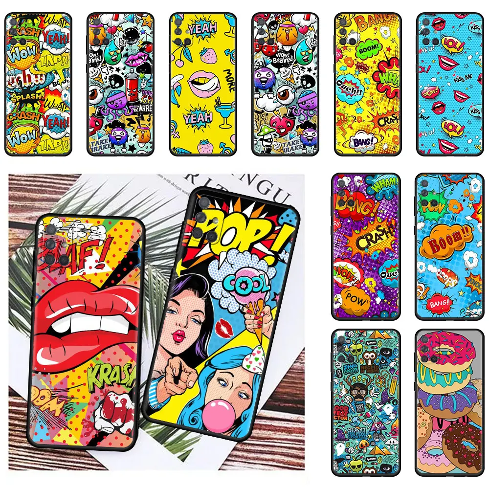 Anime Graffiti Sticker Case For Samsung Galaxy A12 A51 A32 A31 A52 A21s A71 A02s A72 A11 A41 A22 A42 Black Soft Phone Cover 
Anime Graffiti Sticker Case For Samsung Galaxy A12 A51 A32 A31 A52 A21s A71 A02s A72 A11 A41 A22 A42 Black Soft Phone Cover