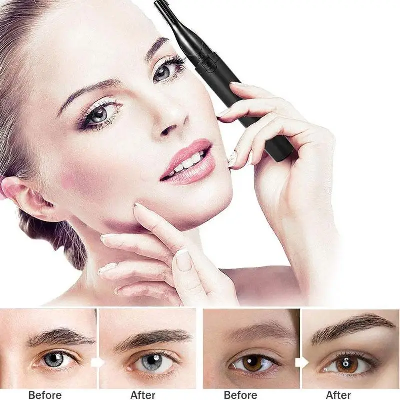 Black Electric Eyebrow Trimmer Push Type Switch Multi-Function Washable Eyebrow Shaving Knife
Black Electric Eyebrow Trimmer Push Type Switch Multi-Function Washable Eyebrow Shaving Knife