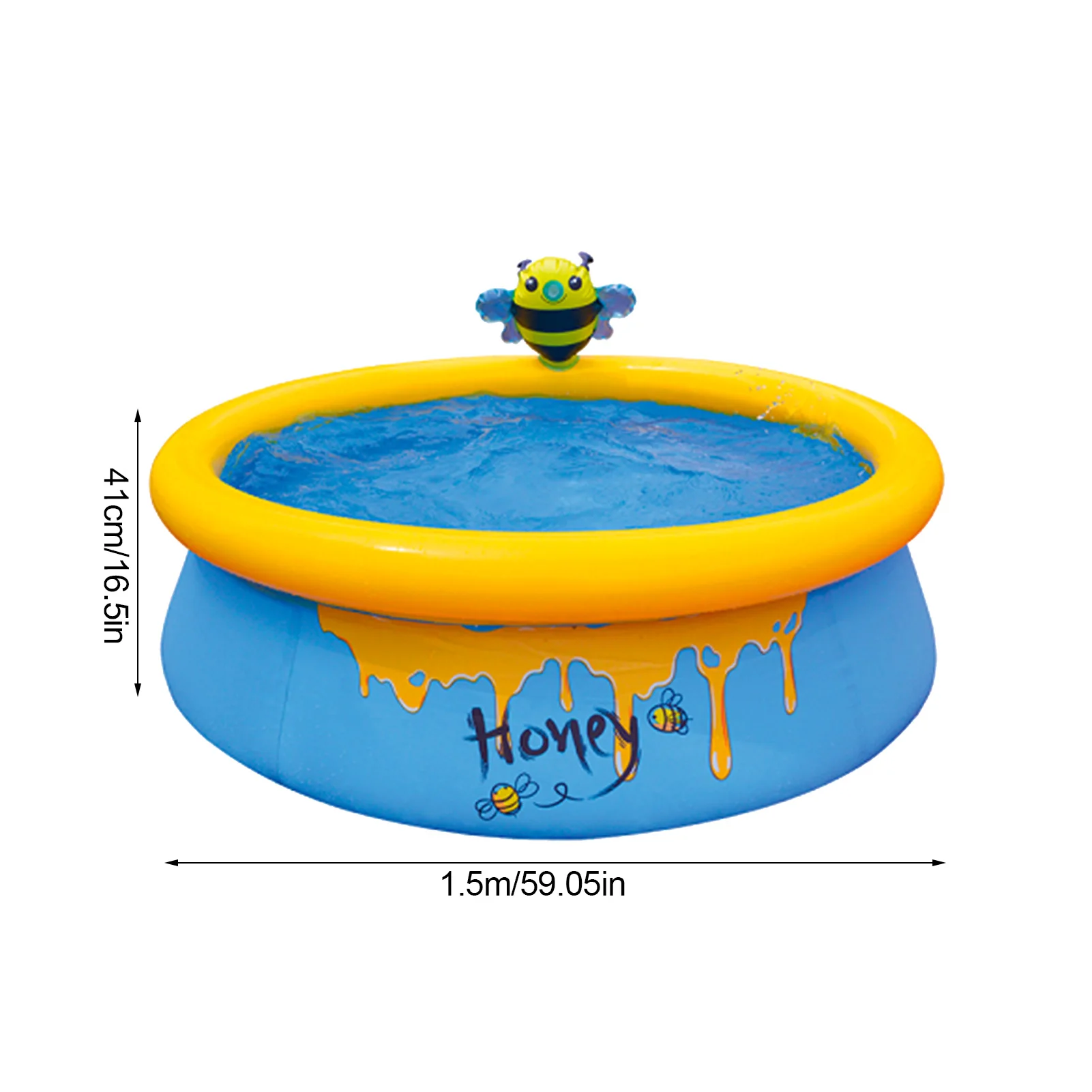 Inflatable Bee Swimming Pool Summer Thickened 3layer PVC Outdoor Backyard Inflated Bathtub Sprinkle Pool Kids Adults Bathing Tub
Inflatable Bee Swimming Pool Summer Thickened 3layer PVC Outdoor Backyard Inflated Bathtub Sprinkle Pool Kids Adults Bathing Tub