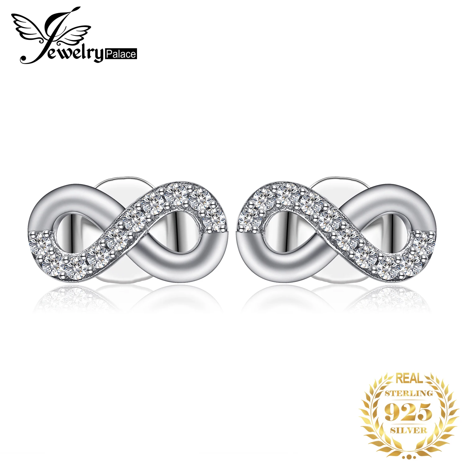 Jewelrypalace 925 стерлингового серебра Infinite Для женщин серьги 2018 Мода для best ювелирные