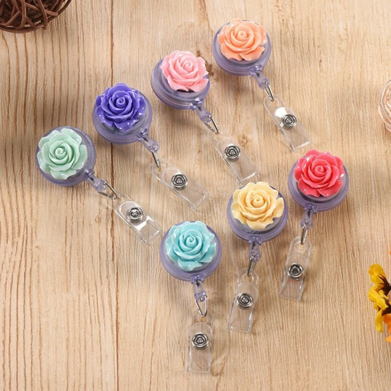 Flower Retractable Badge Reel for Work Card Clip Nurse Doctor Students Exhibition ID Card Clamp Badge Holder Stationery Landyard
Flower Retractable Badge Reel for Work Card Clip Nurse Doctor Students Exhibition ID Card Clamp Badge Holder Stationery Landyard
