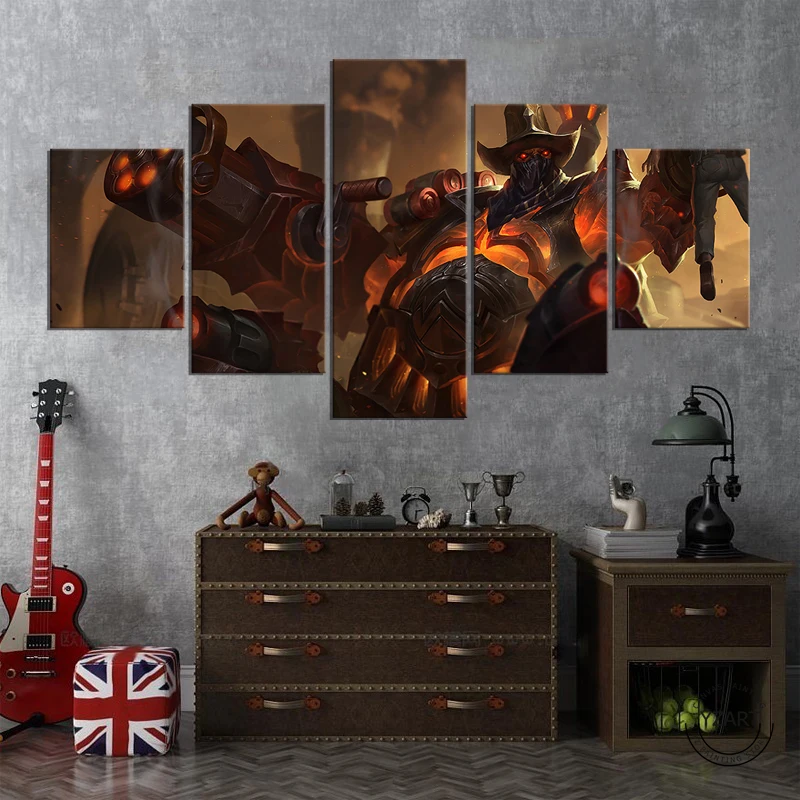 10 Designs LOL Urgot the Dreadnought Poster Wall Art 5 Piece Game Canvas Painting Prints and Posters Wall Art-NO Frame
10 Designs LOL Urgot the Dreadnought Poster Wall Art 5 Piece Game Canvas Painting Prints and Posters Wall Art-NO Frame
