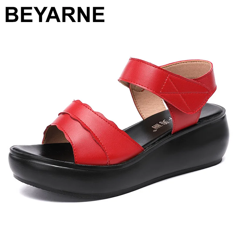 BEYARNEWedge heel sandals women platform shoes summer 2020 new 6cm high heel ladies open toe sandals
BEYARNEWedge heel sandals women platform shoes summer 2020 new 6cm high heel ladies open toe sandals