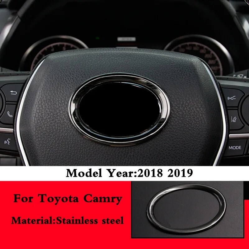 Car Interior Styling Steering Wheel Center Ring Logo Trim Stainless Steel Decoration Accessories 1pcs For Toyota Camry 2018 2019
Car Interior Styling Steering Wheel Center Ring Logo Trim Stainless Steel Decoration Accessories 1pcs For Toyota Camry 2018 2019