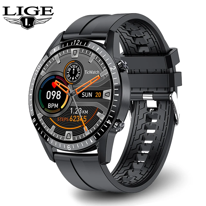 Смарт-часы LIGE мужские водонепроницаемые с сенсорным экраном, пульсометром и тонометром
Смарт-часы LIGE мужские водонепроницаемые с сенсорным экраном, пульсометром и тонометром
