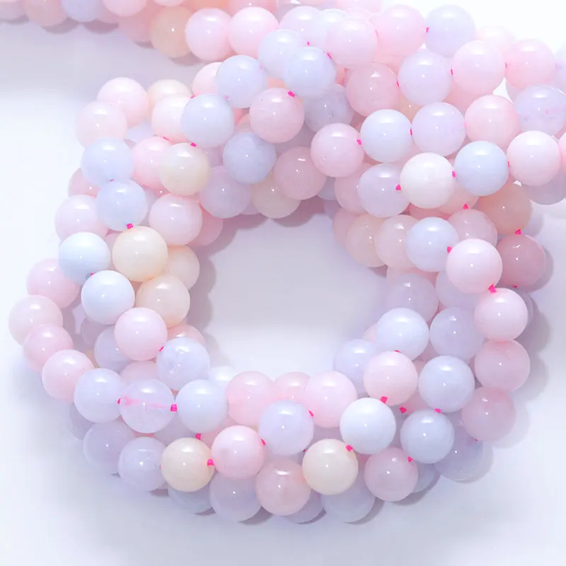 Natural Stone Morganite Color Chalcedony Beads Round Loose Beads For DIY Necklace Bracelet Jewelry Making 6/8/10mm
Natural Stone Morganite Color Chalcedony Beads Round Loose Beads For DIY Necklace Bracelet Jewelry Making 6/8/10mm
