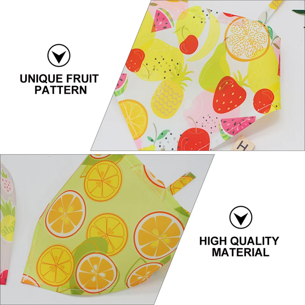 5 Pieces Pet Bib Fruit Pattern Pet Triangle Handkerchief Puppy Bandana
5 Pieces Pet Bib Fruit Pattern Pet Triangle Handkerchief Puppy Bandana