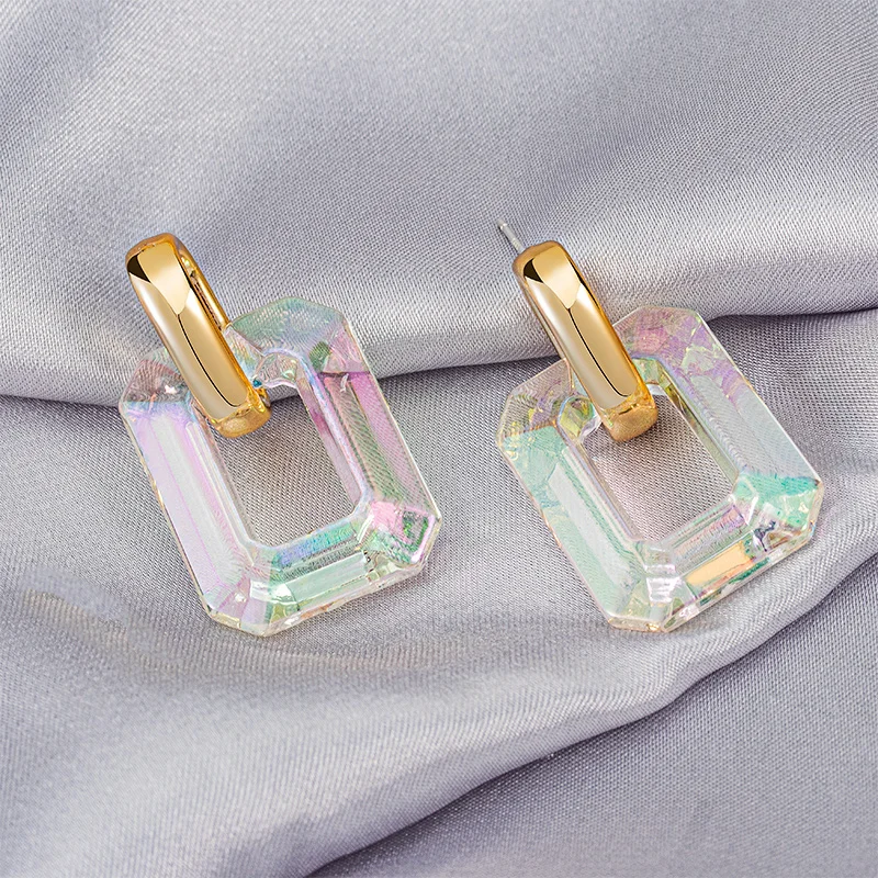 Geometirc Statement Acrylic Drop Earrings For Women Fashion Irregular Transparent Rectangle Earrings 2021 Trend Brincos Jewelry
Geometirc Statement Acrylic Drop Earrings For Women Fashion Irregular Transparent Rectangle Earrings 2021 Trend Brincos Jewelry