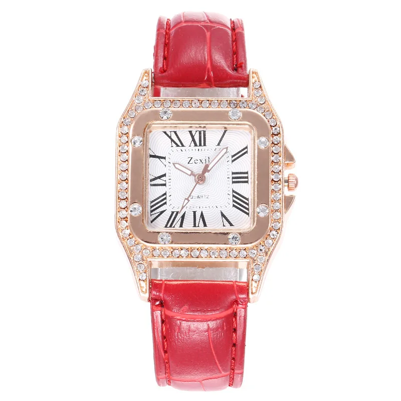 Ladies Wristwatch Square Leather Strap Rectangle Casual Fashion Women's Dress Quartz Watch
Ladies Wristwatch Square Leather Strap Rectangle Casual Fashion Women's Dress Quartz Watch