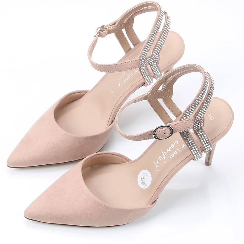 Large Size High Heel Sandal for Women Female Shoe Shallow Mouth Big High-heeled Fashion Sexy Girls Stiletto 2021 Velvet Comfort 
Large Size High Heel Sandal for Women Female Shoe Shallow Mouth Big High-heeled Fashion Sexy Girls Stiletto 2021 Velvet Comfort