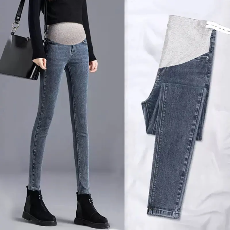 Maternity Jeans For Pregnant Women Abdominal Pants Pregnancy Clothes Spring Autumn Elastic Waist Denim Trousers
Maternity Jeans For Pregnant Women Abdominal Pants Pregnancy Clothes Spring Autumn Elastic Waist Denim Trousers
