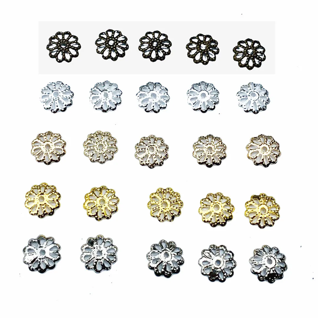 200 шт. 7/9 мм шапки из бисера филигрань шапки конусные компоненты для изготовления ювелирных изделий
200 шт. 7/9 мм шапки из бисера филигрань шапки конусные компоненты для изготовления ювелирных изделий