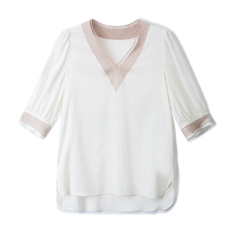 Satin shirt women 2021 spring and summer new office ladies five-point sleeve fashion small shirt Korean imitation silk shirt
Satin shirt women 2021 spring and summer new office ladies five-point sleeve fashion small shirt Korean imitation silk shirt