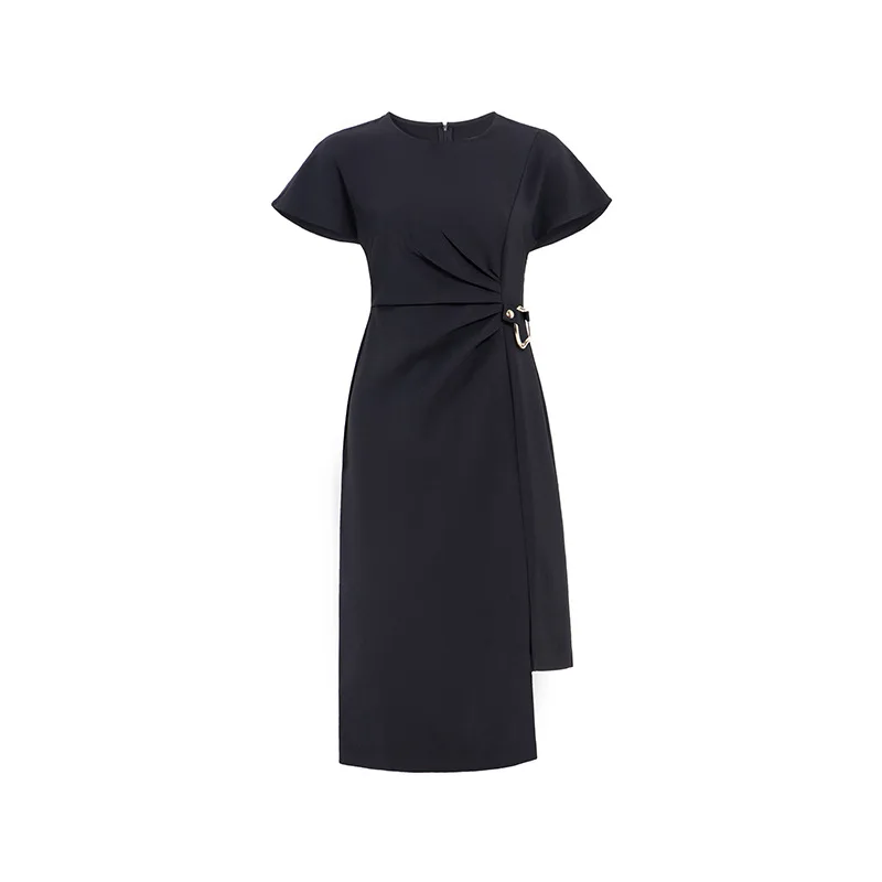 Gezelligheid Dresses For Women 2021 Summer New Fashion Elegant Casual Solid Sexy Metal Buckle Waist Pleated Irregular Midi Dress
Gezelligheid Dresses For Women 2021 Summer New Fashion Elegant Casual Solid Sexy Metal Buckle Waist Pleated Irregular Midi Dress