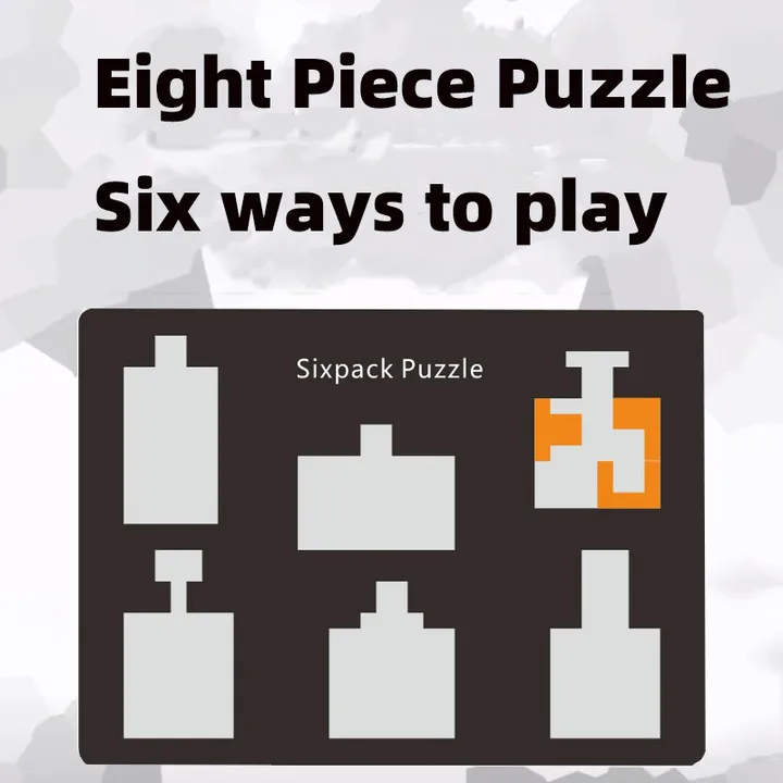 Sixpack Jigsaw Puzzles Six Combinations of Variety Puzzle Ten levels of Difficulty Intellectual Assembled Toys
Sixpack Jigsaw Puzzles Six Combinations of Variety Puzzle Ten levels of Difficulty Intellectual Assembled Toys