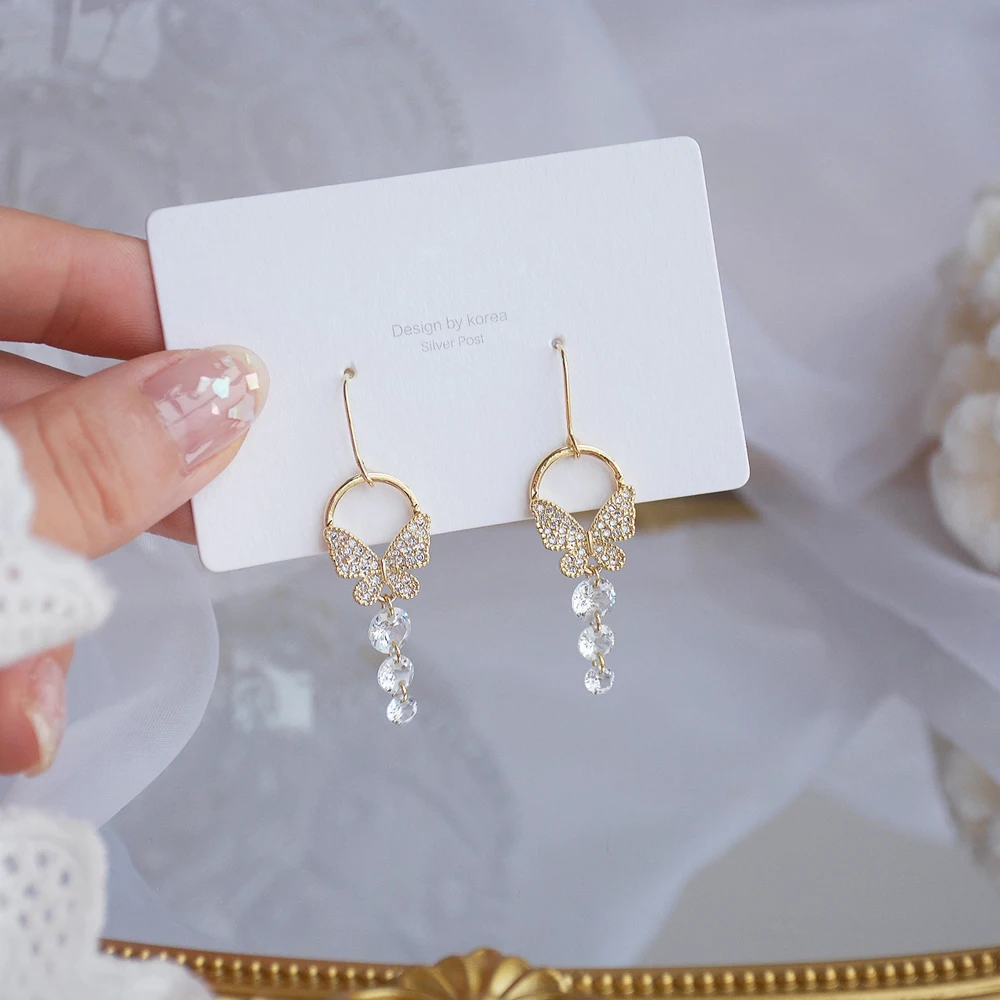 The New Korean Fashion 2022 Ms Set Auger Butterfly Earrings, Individuality Creative Temperament Luxury Eardrop Party Jewellery
The New Korean Fashion 2022 Ms Set Auger Butterfly Earrings, Individuality Creative Temperament Luxury Eardrop Party Jewellery