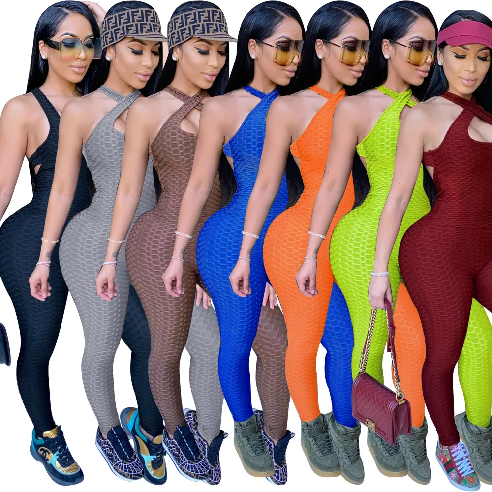 ANJAMANOR Jacquard Knit Fitness Sporty One Piece Bodycon Jumpsuits for Women 2020 Fashion Clothes Backless Rompers D35-CE33
ANJAMANOR Jacquard Knit Fitness Sporty One Piece Bodycon Jumpsuits for Women 2020 Fashion Clothes Backless Rompers D35-CE33